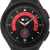 SAMSUNG Galaxy Watch 5 Pro 45mm Bluetooth Smartwatch w/Body, Health, Fitness and Sleep Tracker, Black (Renewed)