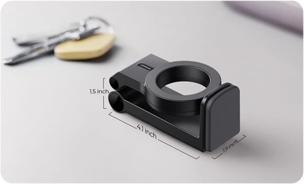 JOYROOM for Magsafe Airplane Phone Holder Travel Essentials,【𝗙𝘂𝗹𝗹 𝗔𝗻𝗴𝗹𝗲 𝗥𝗼𝘁𝗮𝘁𝗶𝗼𝗻】 Hands-Free Plane Phone Holder, Airplane Travel Accessories for iPhone 15 Pro Max & Magsafe Case - Image 8