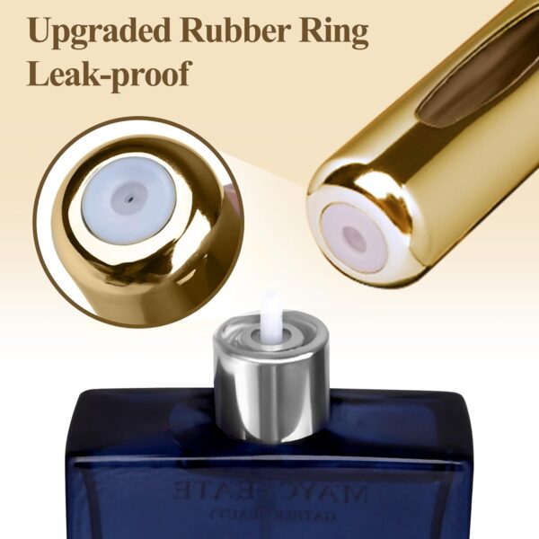 Portable Mini Refillable Perfume Atomizer Bottle Refillable Perfume,Travel Size, Spray Scent Pump Case(5ml,5 Pack) - Image 4