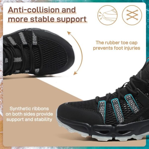 ziitop Womens Hiking Water Shoes for Women Quick Dry Outdoor Sport Sneakers Non Slip Lightweight Breathable Summer Trekking and Walking Climbing Shoe - Image 3