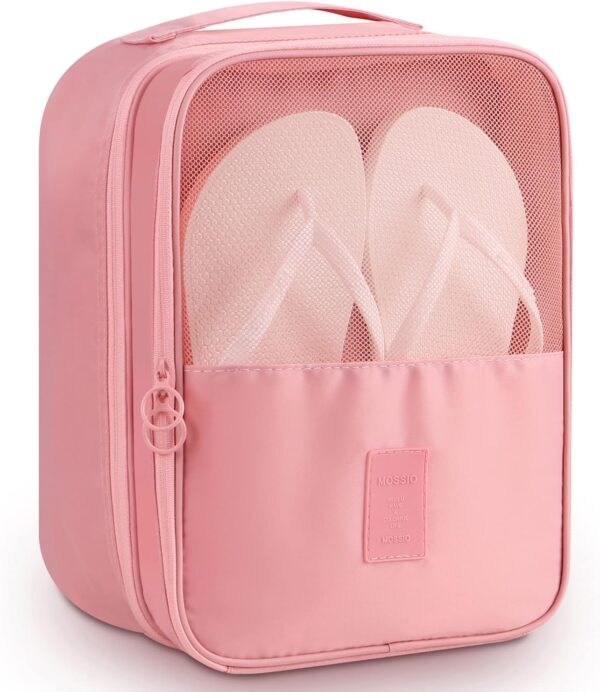 Mossio Shoe Bag Holds 3 Pair of Shoes for Travel and Daily Use Storage Pouch