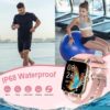 Smart Watch (Answer/Make Calls), 1.85" Smart Watches for Men Women 110+ Sport Modes Fitness Tracker with Sleep Heart Rate Monitor, Pedometer, IP68 Waterproof Fitness Watch for iOS Android, New Pink - Image 7