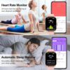 Smart Watch (Answer/Make Calls), 1.85" Smart Watches for Men Women 110+ Sport Modes Fitness Tracker with Sleep Heart Rate Monitor, Pedometer, IP68 Waterproof Fitness Watch for iOS Android, New Pink - Image 3