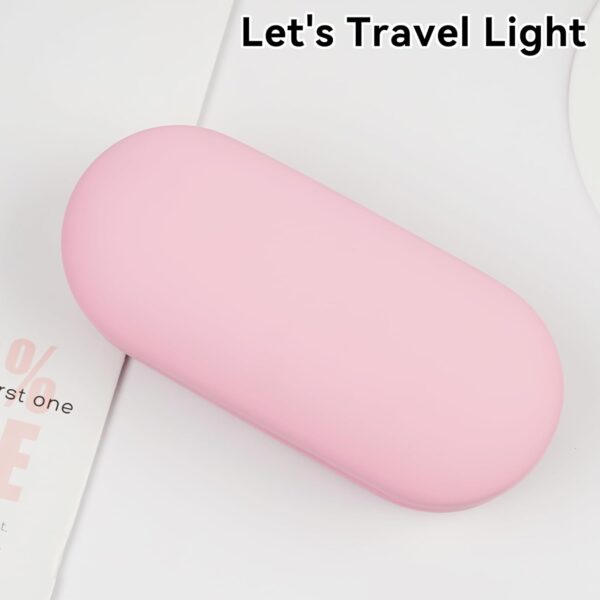 Eyeglass Case,Double Sided Portable Contact Lens Case,2 in 1 Portable Contact Multifunction,Durable Lens Case - Image 5