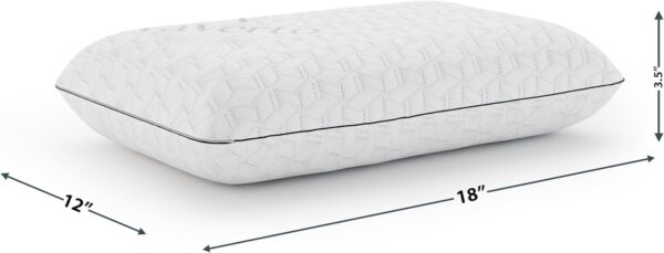 Small Memory Foam Pillow for Travel and Camping - Compressible Medium Firm, Breathable Cover, Machine Washable, Ideal Backpacking, Airplane and Car - Image 3