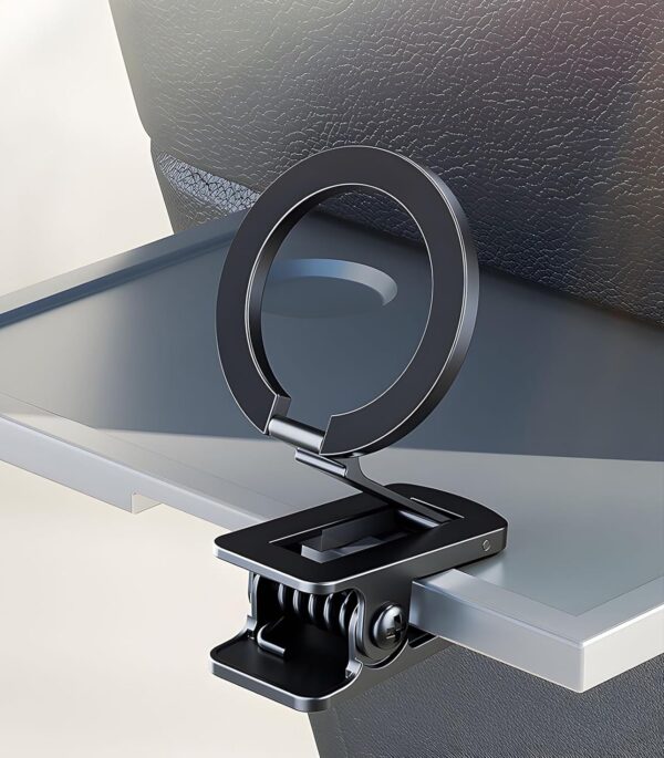 WAVELIFE Travel Essentials for MagSafe Airplane Phone Holder, Universal Hands-Free Plane Phone Holder Travel Essentials, Portable Travel Accessories for iPhone 15/14/13/12 & Magsafe Case
