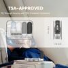 16 Pack Travel Size Toiletries Kits - Leak Proof TSA Approved Travel Bottles for Toiletries Essential - BPA Free Travel Containers for Shampoo, Conditioner, Lotion (16Pcs/Black) - Image 4