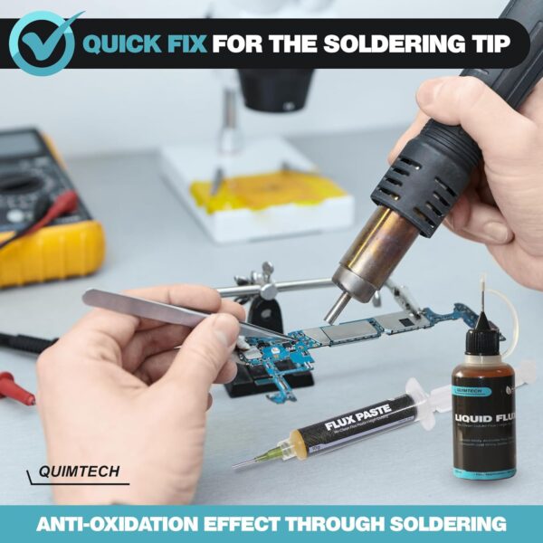 Liquid Solder Flux Dropper (30 ml/1 Oz.) I RMA Liquid Solder Flux I Soldering Flux I Electrical Solder I No Clean Liquid Flux I Rosin Flux I Soldering Flux for Electronics I Lead Free Liquid Solder I - Image 6