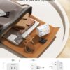 European travel Essentials Travel Adapter,UWIWUTEI Type c Travel Plug Adapter with 3 USB Ports (2 USB A & 1 USB C) and 4 AC Outlets, Type C Travel Adapter for US to Europe Iceland Spain Italy France - Image 7