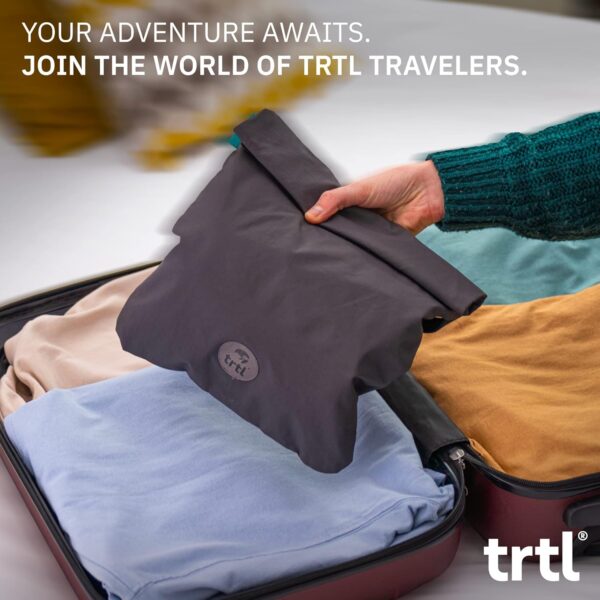 trtl Travel and Airplane Pillow - Real Sleeping Experience on Long Flights - Neck and Shoulder Support - Super-Soft, Lightweight, Easy-to-Carry, and Machine-Washable Flight Pillow - Image 6