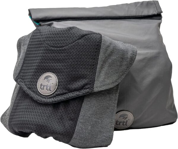 trtl Travel and Airplane Pillow - Real Sleeping Experience on Long Flights - Neck and Shoulder Support - Super-Soft, Lightweight, Easy-to-Carry, and Machine-Washable Flight Pillow