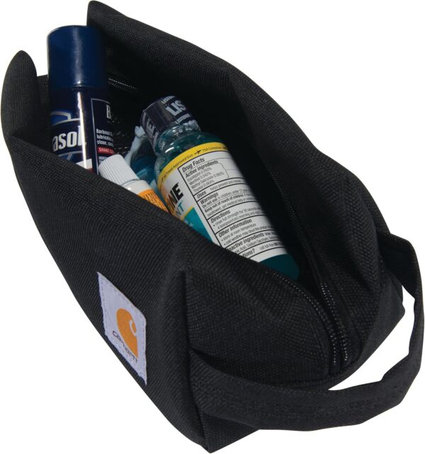 Carhartt, Durable Toiletry Organizer Bag, Travel Kit (Black), One Size - Image 5