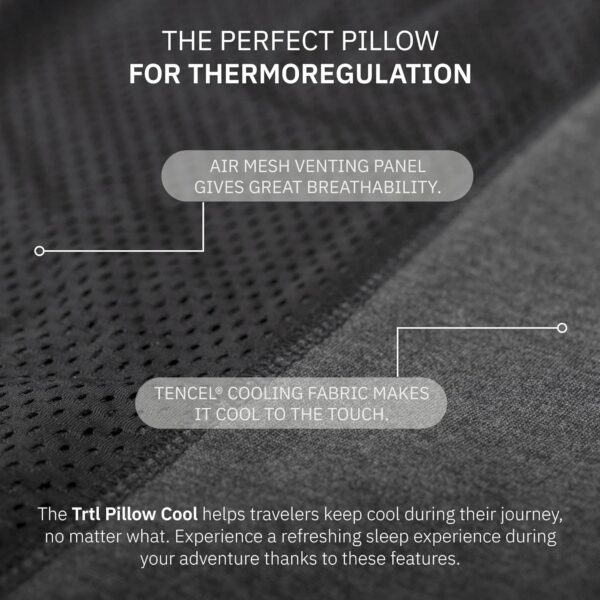 trtl Travel and Airplane Pillow - Real Sleeping Experience on Long Flights - Neck and Shoulder Support - Super-Soft, Lightweight, Easy-to-Carry, and Machine-Washable Flight Pillow - Image 5