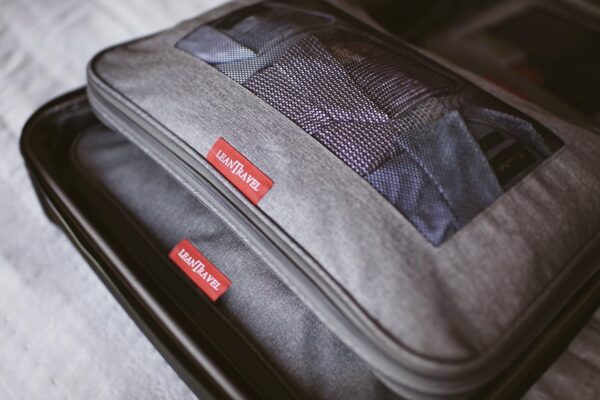 LeanTravel Compression Packing Cubes for Travel Organizers with Double Zipper (6-Pack (2L+2M+2S), Black) - Image 9